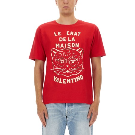T-SHIRT WITH "CHAT DE LA MAISON" PRINT