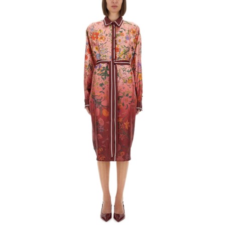 PRINTED CHEMISIER DRESS