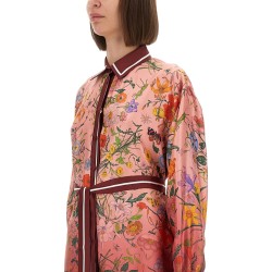 PRINTED CHEMISIER DRESS