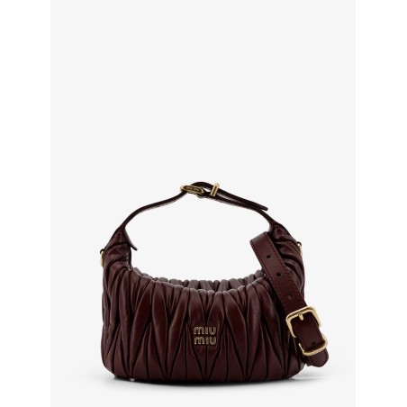 Matelassé leather handbag