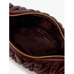 Matelassé leather handbag