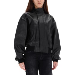 LEATHER BLOUSON