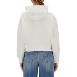 PRINTED COTTON HOODIE