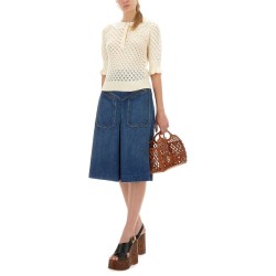 COTTON CROCHET SWEATER