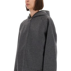 ZIPPERED WOOL JACKET