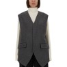 DOUBLE FACE WOOL VEST