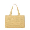 "VIVA SUPERSTAR" LARGE RAFFIA SHOPPING BAG