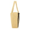 "VIVA SUPERSTAR" LARGE RAFFIA SHOPPING BAG