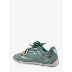 Yulia suede sneakers with nylon inserts