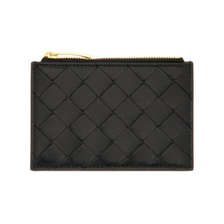 "WOVEN" CARD HOLDER WITH ZIPPER