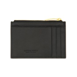 "WOVEN" CARD HOLDER WITH ZIPPER