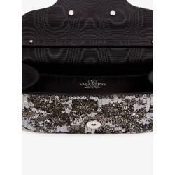 Valentino Garavani Loco' embroidered satin crossbody bag