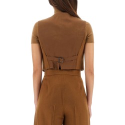 CAMEL HAIR "EDDA" VEST