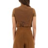 CAMEL HAIR "EDDA" VEST