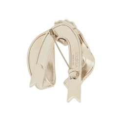 BOW BROOCH WITH RHINESTONES