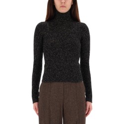 WOOL AND CASHMERE MOULINÉ TURTLENECK