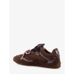 Yulia suede sneakers with nylon inserts