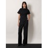 Midwaist wool blend trousers
