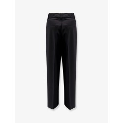 Midwaist wool blend trousers