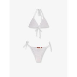 Embroidered and lined bikini