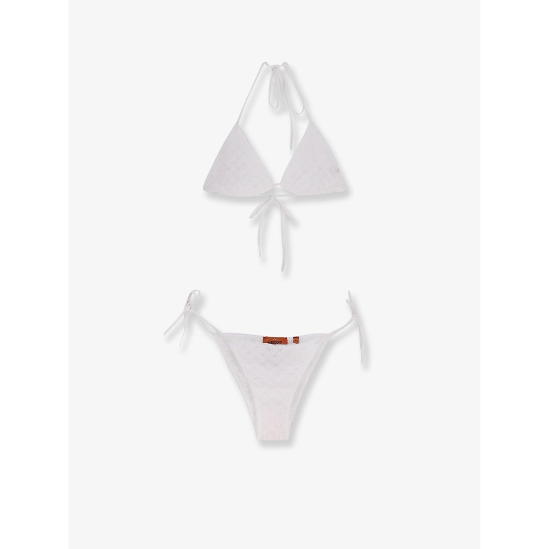 Embroidered and lined bikini