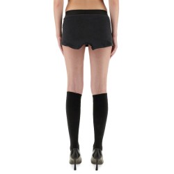 "CUT OFF" BOXER STYLE SKIRT