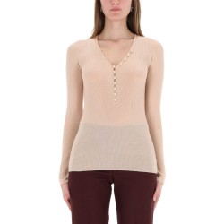 RIBBED KNIT WITH BUTTONS