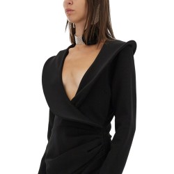 SCULPTURAL MINI DRESS