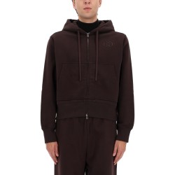 SWEATSHIRT WITH LOGO EMBROIDERY