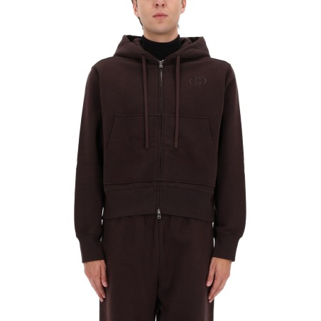 SWEATSHIRT WITH LOGO EMBROIDERY