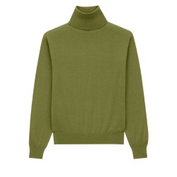 CASHMERE, WOOL AND SILK TURTLENECK