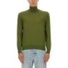 CASHMERE, WOOL AND SILK TURTLENECK