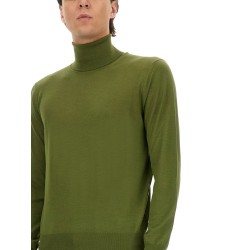 CASHMERE, WOOL AND SILK TURTLENECK