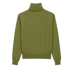 CASHMERE, WOOL AND SILK TURTLENECK