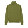 CASHMERE, WOOL AND SILK TURTLENECK