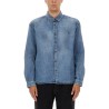 DENIM "CASSANDRE" SHIRT