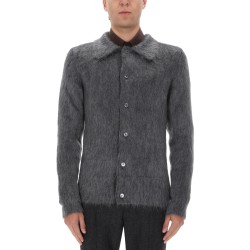 BRUSHED WOOL CARDIGAN