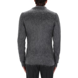 BRUSHED WOOL CARDIGAN