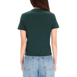 T-SHIRT WITH LOGO EMBROIDERY