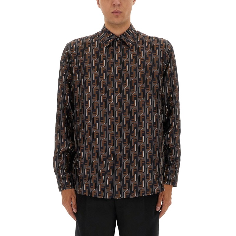PRINTED SILK SHIRT