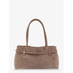 East West Le Cambon suede shoulder bag
