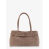 East West Le Cambon suede shoulder bag