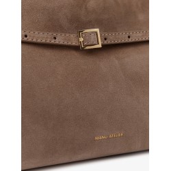 East West Le Cambon suede shoulder bag