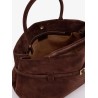 Le Cambon 35 suede shoulder bag