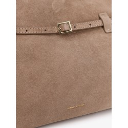 Le Cambon 35 suede shoulder bag