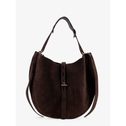 Suede crossbody bag
