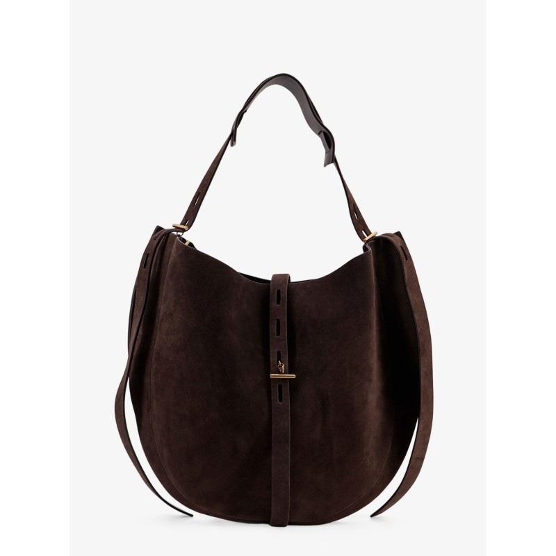 Suede crossbody bag