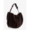 Suede crossbody bag