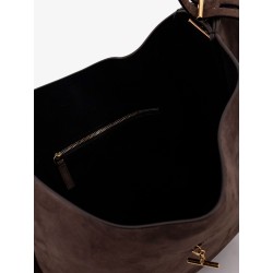 Suede crossbody bag