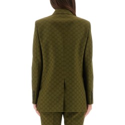 GG FABRIC DOUBLE-BREASTED JACKET